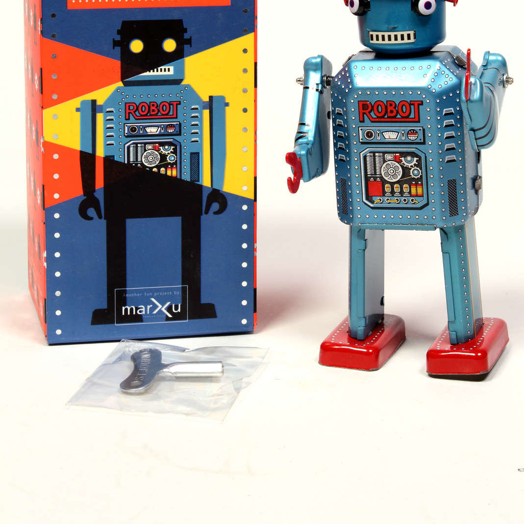 Retro Wind-up Robot Toy