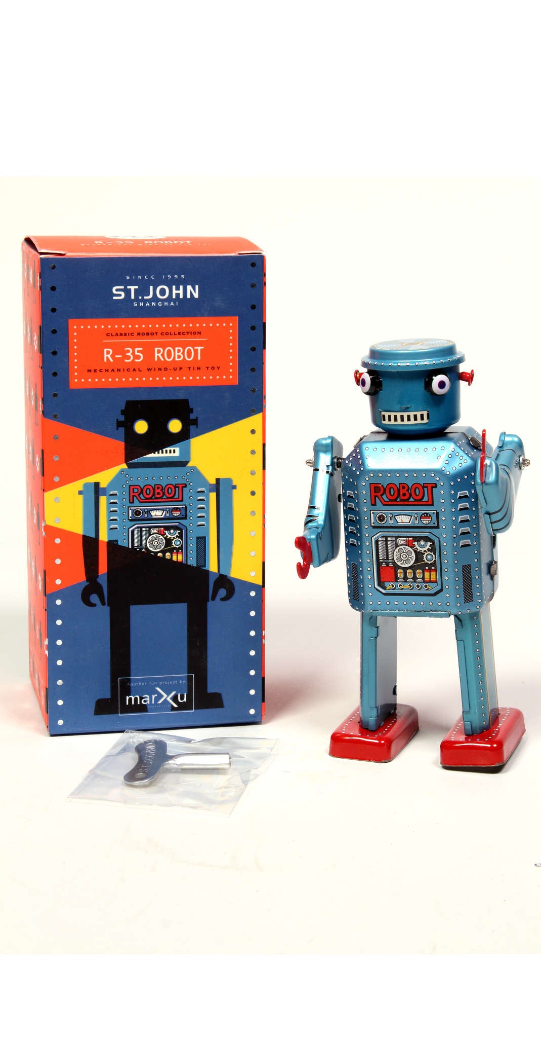 Retro Wind-up Robot Toy