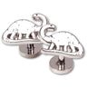 "Dinosaur" Enameled Cuff Links by Soxfords