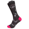 Women's "Boobies" Themed Dress Socks to Fight Breast Cancer