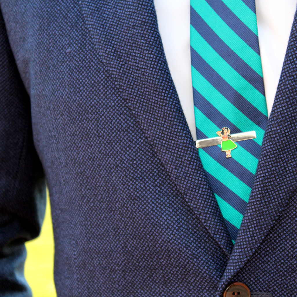 "Hula Girl" Tie Bar by Soxfords