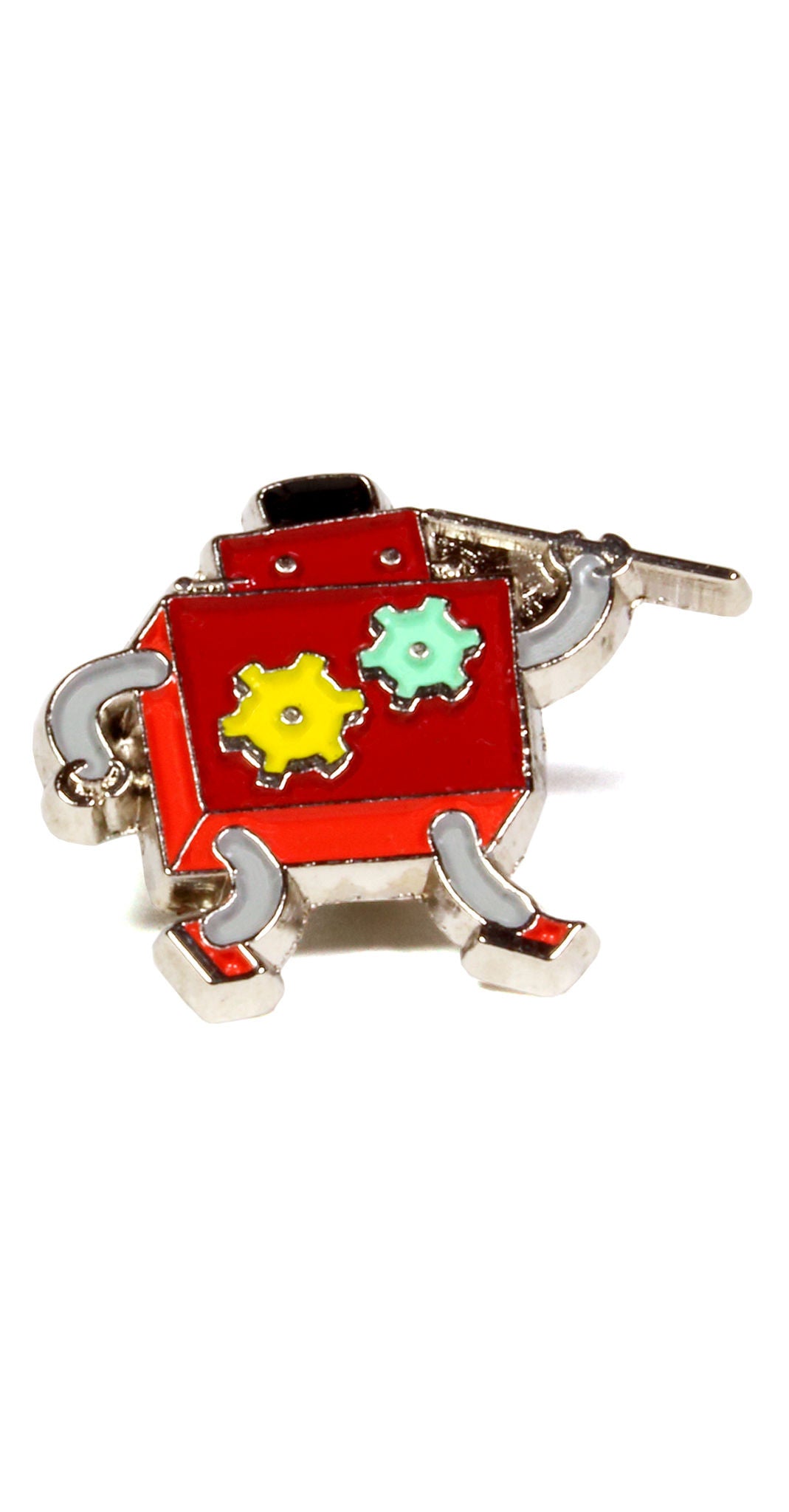 Artisan Designed Enamel robot Pin – Soxfords