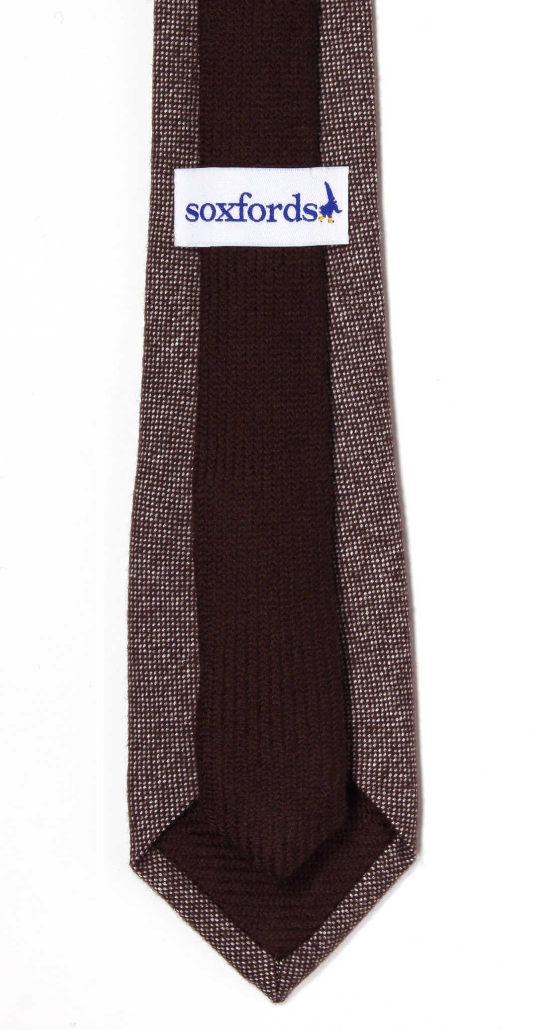 Made in Brooklyn Hand-Crafted Brown Wool Tie
