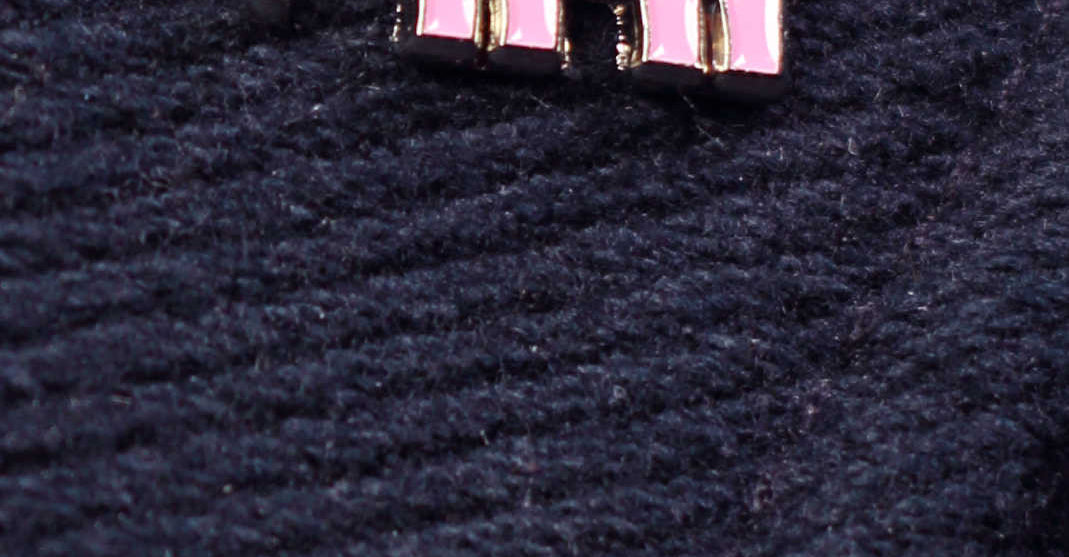 Pink elephant enamel lapel pin