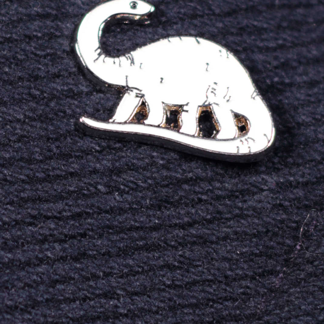 Dinosaur themed enamel pin