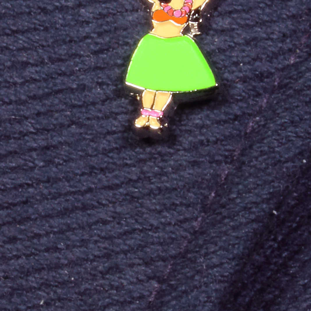 Hawaiian hula girl enamel pin
