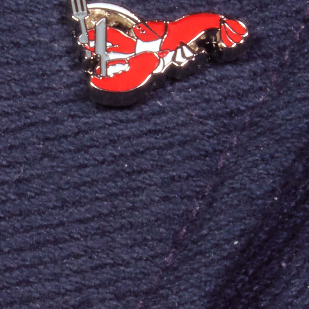 Lobster enamel lapel pin