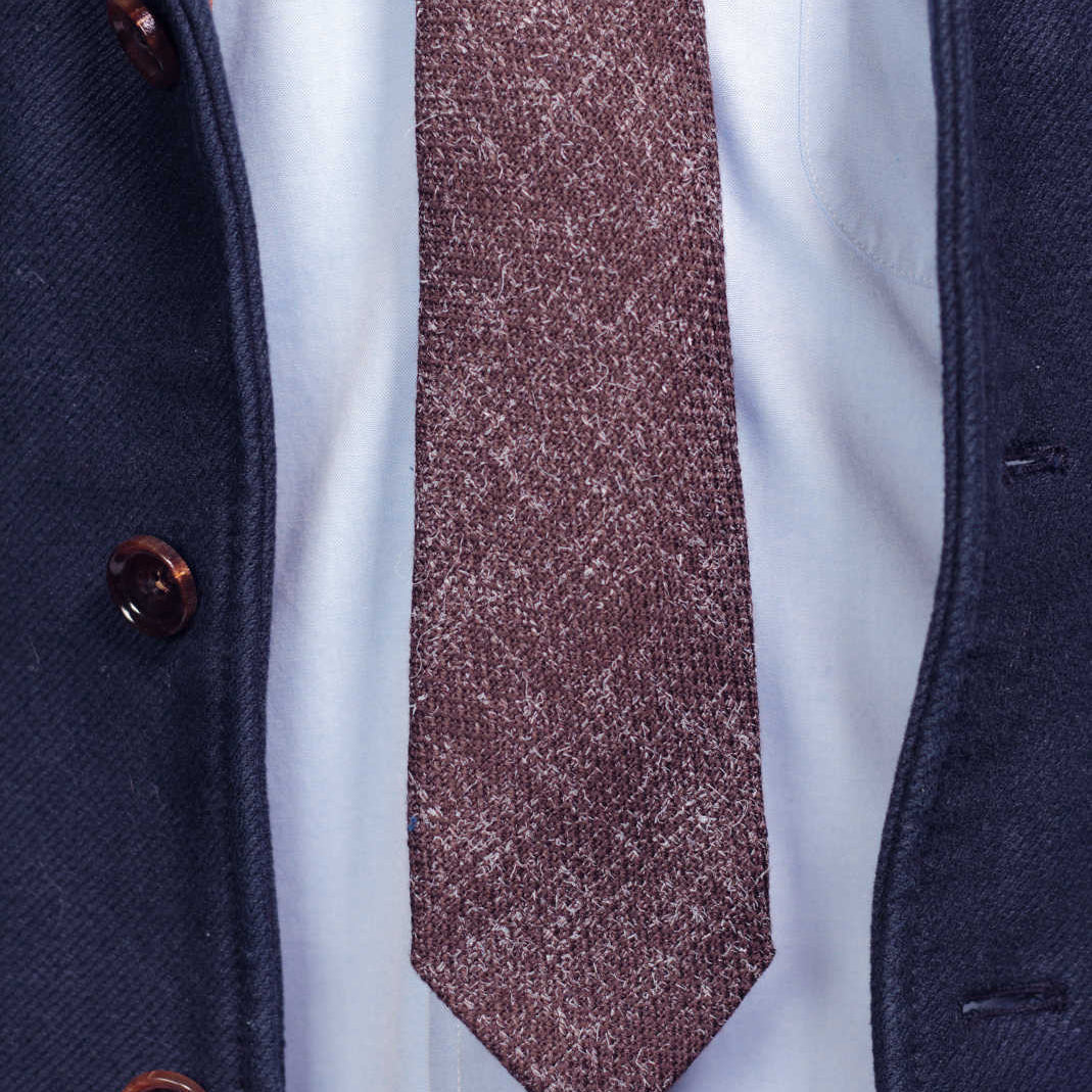 white dinosaur on silver tie bar
