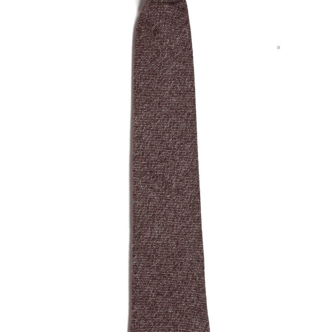 Made in Brooklyn Hand-Crafted Brown Wool Tie