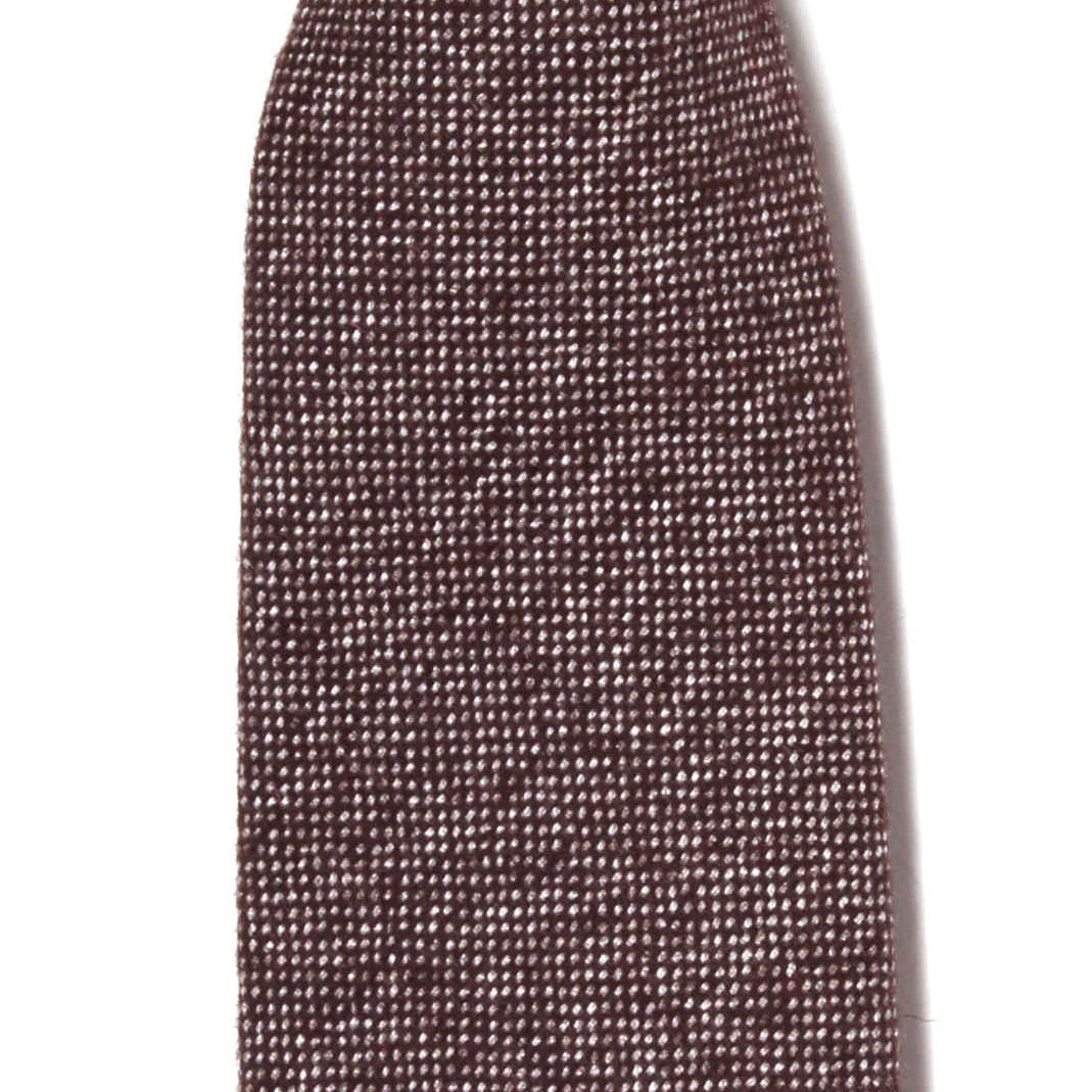 Made in Brooklyn Hand-Crafted Brown Wool Tie