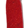 Red heavyweight wool tie, handcrafted in Brooklyn, New York
