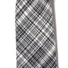 Blue plaid wool tie, handcrafted in Brooklyn, New York