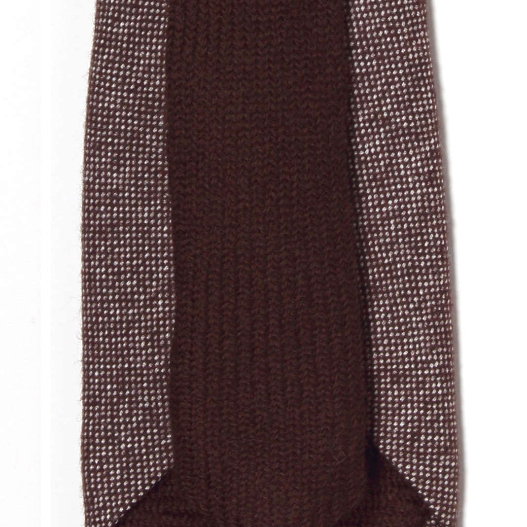 Made in Brooklyn Hand-Crafted Brown Wool Tie