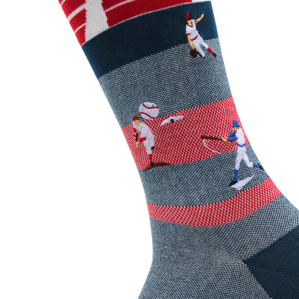 Men's "Screw Ball" Baseball Themed Socks by Soxfords Soxfords